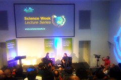 Agtel filming at the Science Week Lectures